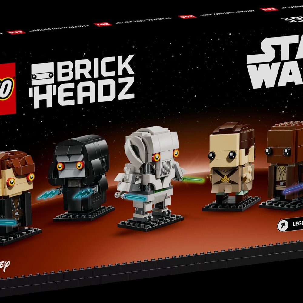 Lego 40796 Star Wars Revenge of the Sith Heroes & Villains Brickheadz NIB - Picture 10 of 14